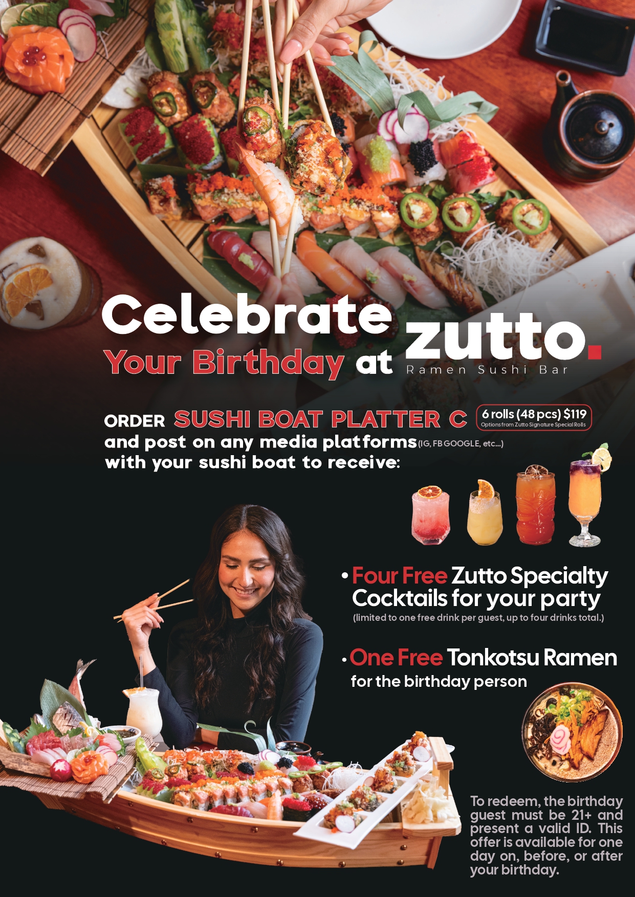 Zutto Japanese Ramen Sushi Bar Sushi Boat